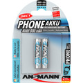 ANSMANN 5035332 NiMH-Akku Micro AAA, Phone DECT, 800mAh, 2er-Pack - 01069X
