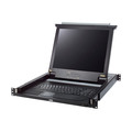 ATEN CL1000N Slideaway-Konsole mit 19-Display, Rackmontage, DE-Layout  (PS/2-USB, VGA)