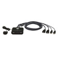 ATEN CS22HF 2-Port USB HDMI Kabel KVM-Switch mit Remote, FHD - 60652R