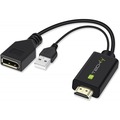 Adapter-Hdmi-A-M/Displayport-1.2-F -- - ICOC-HDMI-DP12A