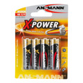 Ansmann Alkaline X-Power Batterie, Mignon (AA), 4er Pack (5015663) - 01058F