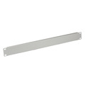 Blindplatte 19 Zoll /1HE RAL9005,tiefschwarzmatt