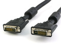 DVI-D Dual-Link Anschlusskabel -- Stecker/Stecker mit Ferrit, schwarz, 10