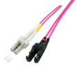 Duplex Patchkabel E2000©-LC OM4 -- 2m LSZH 2mm erikaviolett - O0341.2