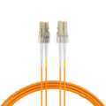 Duplex Patchkabel Flat-Twin LC-LC OM2 -- 0,5m LSZH 3x5mm orange