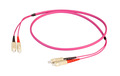 Duplex Patchkabel Flat-Twin SC-SC OM4 -- 40m LSZH 3x5mm erikaviolett - O0318FT.40