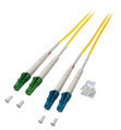 Duplex Patchkabel LC/APC-LC OS2 G652D -- 3m LSZH 2mm gelb - O0384.3