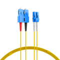 Duplex Patchkabel LC-SC OS2 G652D -- 20m LSZH 2mm gelb - O0360.20