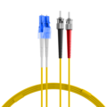 Duplex Patchkabel LC-ST OS2 G652D -- 7,5m LSZH 2mm gelb - O0361.7,5