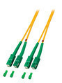 Duplex Patchkabel SC/APC-SC/APC OS2 G652D -- 1m LSZH 3mm gelb - O2561.1