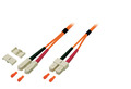 Duplex Patchkabel SC-SC OM2 -- 2m LSZH 2mm orange
