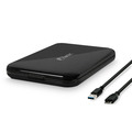 FANTEC ALU-25U3, externes 2.5-SATA-Gehäuse, USB 3.2, Aluminium, - 00029U