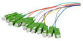 Faserpigtail SC/APC OS2 G657A2 -- farbiges Set 2m - 12 Stück
