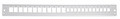 Frontplatte 1HE 12x Keystone + 12x SC- -- Simplex, RAL7035