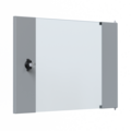 Glastür für X-Rack Wandgehäuse -- 9HE grau RAL7035 3/3