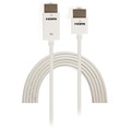 HDMI High Speed mit Ethernet Ultra Slim -- Kabel, weiß, 1 m