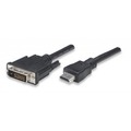 HDMI zu DVI-D Anschlusskabel, schwarz -- 5 m