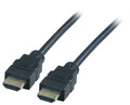 HighSpeed HDMI Kabel mit Ethernet -- 4K30Hz, A-A St-St, 0,5m, schwarz