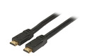HighSpeed HDMI Kabel with Ethernet -- 4K60Hz,A-A St-St, 0,5m, schwarz