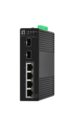 Hilbert 6-Port Industrie Gigabit PoE  -- 2xSFP 4 PoE Outputs 802.3at/af  PoE