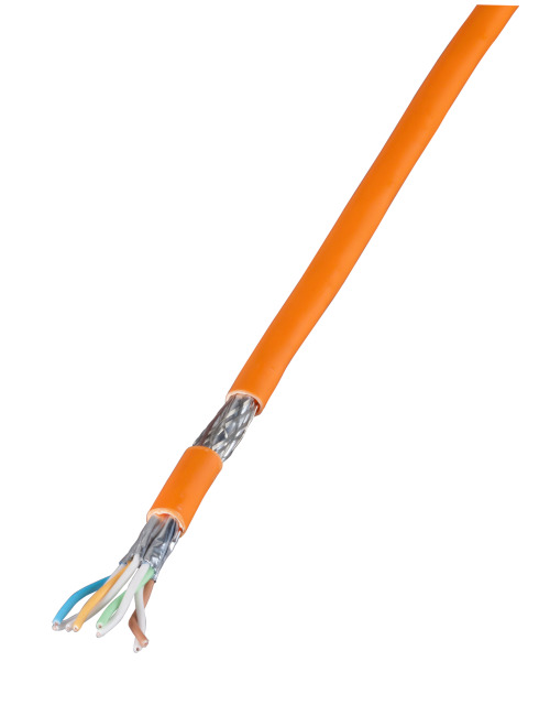INFRALAN Cat.7 1000 AWG23, S/FTP 4P CPR Cca orange