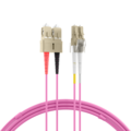 INFRALAN© Duplex Patchkabel Flat-Twin LC-SC OM4 -- 10m LSZH 3x5mm - IPL-DF-LCUSCU-4-1000