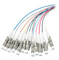 INFRALAN Faserpigtail LC 9/125 OS2,12-farbiger,Satz, 2m