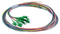 INFRALAN Faserpigtail LC-APC 9/125OS2,12-farbiger Satz, 2m
