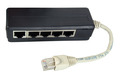 ISDN 5-fach Adapter, RJ45 Stecker / 5 x -- RJ45 Buchse, terminiert