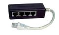 ISDN 8-fach Adapter, RJ45 Stecker / 8 x -- RJ45 Buchse, terminiert