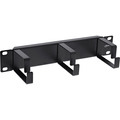 InLine® 10 Kabelführungspanel, 3 Bügel, RAL 9005, schwarz - 19109A