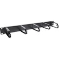 InLine 19 Kabelfhrungspanel, 5 groe Bgel, RAL 9005, schwarz - 19110C