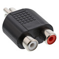 InLine® Audio Adapter, Cinch Stecker an 2x Cinch Buchse