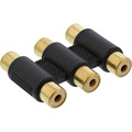 InLine® Audio/Video Adapter, 3x Cinch Buchse auf 3x Cinch Buchse, - 99319