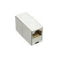 InLine® Cat.5e Patchkabelkupplung 2x RJ45 Buchse, metallisiert geschirmt