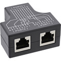 InLine Cat.5e STP T-Adapter (Port-Doppler), RJ45 Buchse an 2x RJ45 Buchse