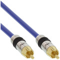 InLine® Cinch Kabel AUDIO, PREMIUM, 1x Cinch Stecker / Stecker, 0,5m - 89450P