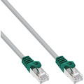 InLine® Crossover Patchkabel, SF/UTP, Cat.5e, grau, 0,25m - 73522