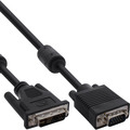 InLine DVI-A Kabel, analog 12+5 Stecker auf 15pol HD Stecker VGA, 2m