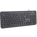 InLine® Design Keyboard, Tastatur, USB-Kabel, DE Layout, schwarz - 55369A