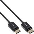 InLine® DisplayPort 2.0 Kabel, 8K4K UHBR, schwarz, vergoldete Kontakte, 2m