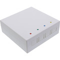 InLine® FTTH Leerbox für bis zu 4x LC Duplex / 4x SC Simplex, Aufputz 80mm weiß