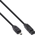 InLine® FireWire Kabel, IEEE1394 4pol Stecker zu 9pol Stecker, 1,8m - 34902