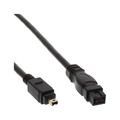 InLine® FireWire Kabel, IEEE1394 4pol Stecker zu 9pol Stecker, 1,8m - 34902