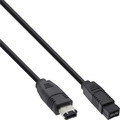 InLine® FireWire Kabel, IEEE1394 6pol Stecker zu 9pol Stecker, 3m - 36903