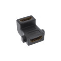 InLine HDMI Adapter zum Einbau mit Gewinde, HDMI A Buchse/Buchse, - 17692W