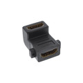 InLine® HDMI Adapter zum Einbau mit Gewinde, HDMI A Buchse/Buchse, - 17692W