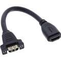 InLine HDMI Adapterkabel zum Einbau, HDMI A Buchse/Buchse, vergoldete - 17600R