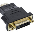 InLine HDMI-DVI Adapter, HDMI Stecker auf DVI Buchse, 4K2K vergoldete - 17670P