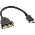 InLine HDMI-DVI Adapterkabel, HDMI Stecker auf DVI Buchse, 0,2m
